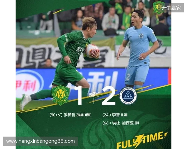 终结5轮不胜！国安1-0绝杀新鹏城 张稀哲89分钟绝杀送新鹏城3连败